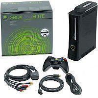 Microsoft Xbox 360 Console Elite (1 Wireless Controller, 120GB HDD, Headset, AV & HDMI Cables, Network & Power Cables)